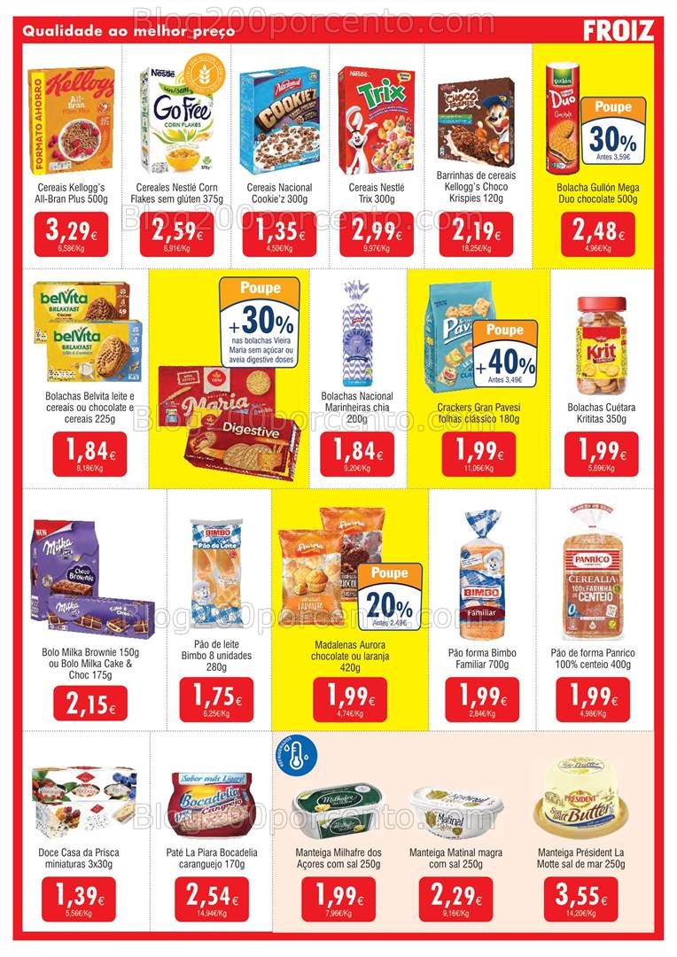 Antevisão Folheto FROIZ Promoções de 30 outubro a 19 novembro