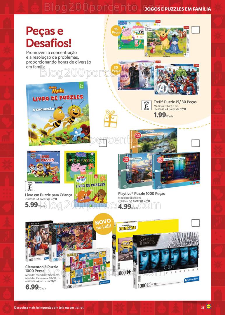 Antevisão Folheto LIDL Especial Brinquedos Promoções a partir de 31 outubro