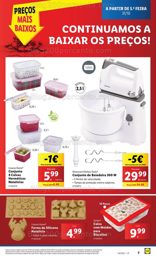 Antevisão Folheto LIDL Natal Mágico Promoções a partir de 31 outubro