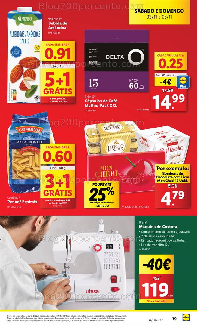 Antevisão Folheto LIDL Fim de Semana Promoções de 2 a 3 novembro