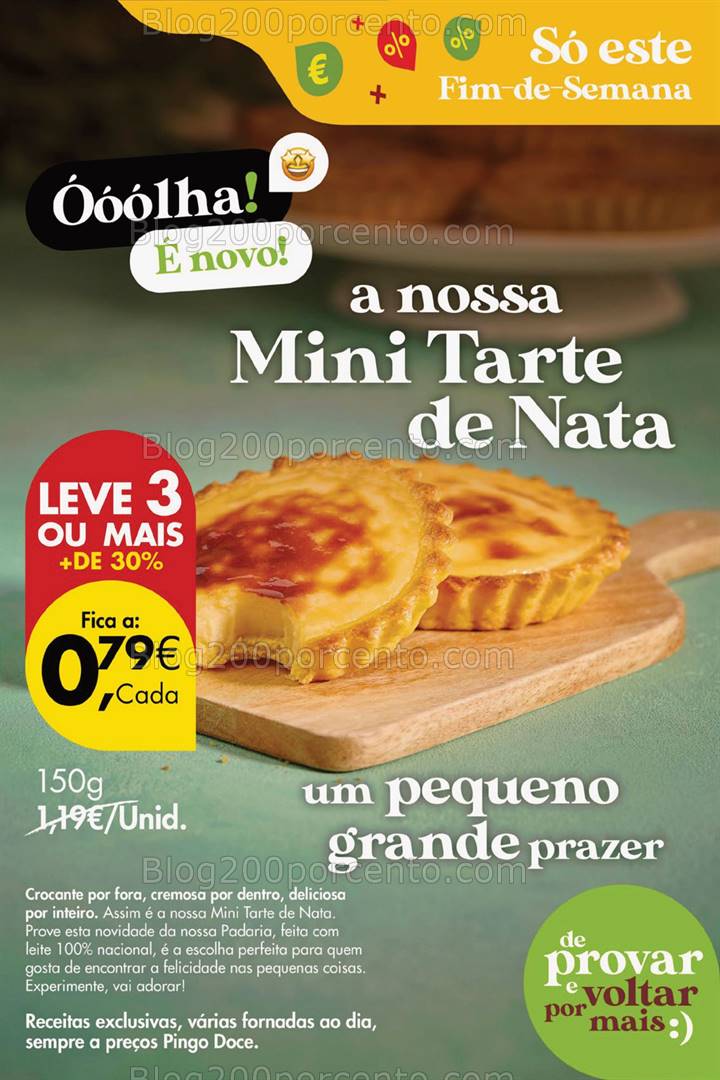 Antevisão Folheto PINGO DOCE Promoções Fim de Semana - 1 a 3 novembro