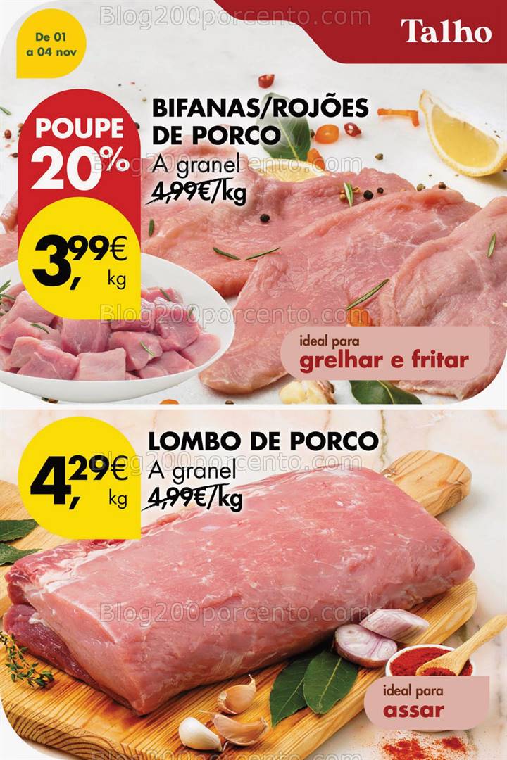 Antevisão Folheto PINGO DOCE Promoções Fim de Semana - 1 a 3 novembro