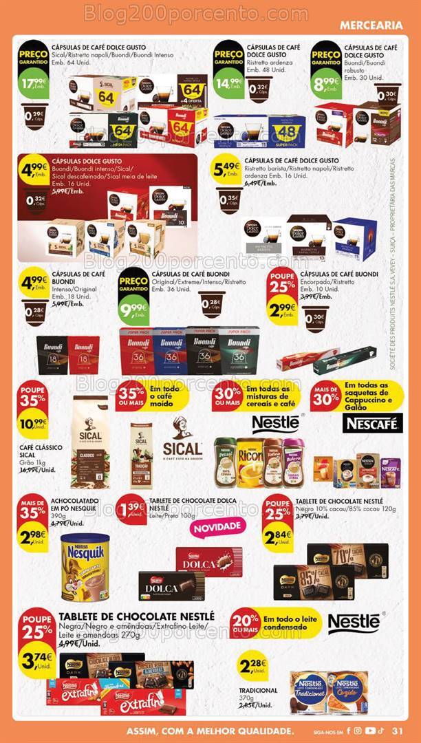 Antevisão Folheto PINGO DOCE Lojas Grandes Promoções de 29 outubro a 4 novembro