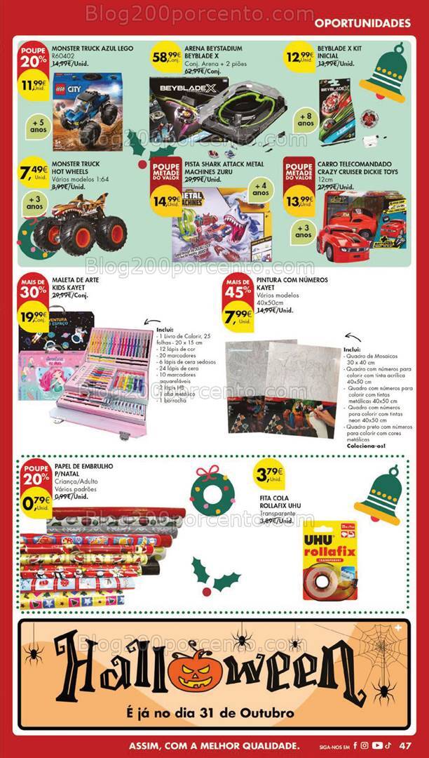 Antevisão Folheto PINGO DOCE Lojas Grandes Promoções de 29 outubro a 4 novembro