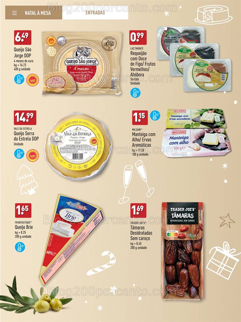 Antevisão Folheto ALDI Catálogo de Natal Promoções até 31 dezembro