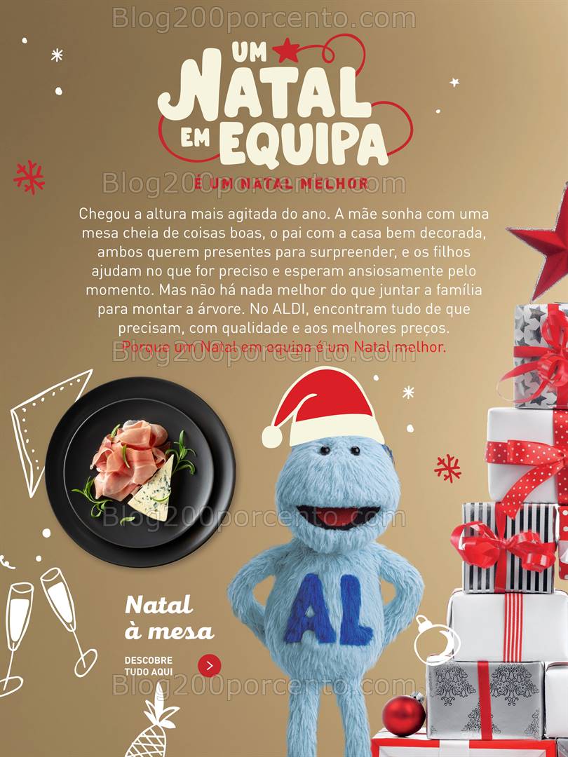 Antevisão Folheto ALDI Catálogo de Natal Promoções até 31 dezembro