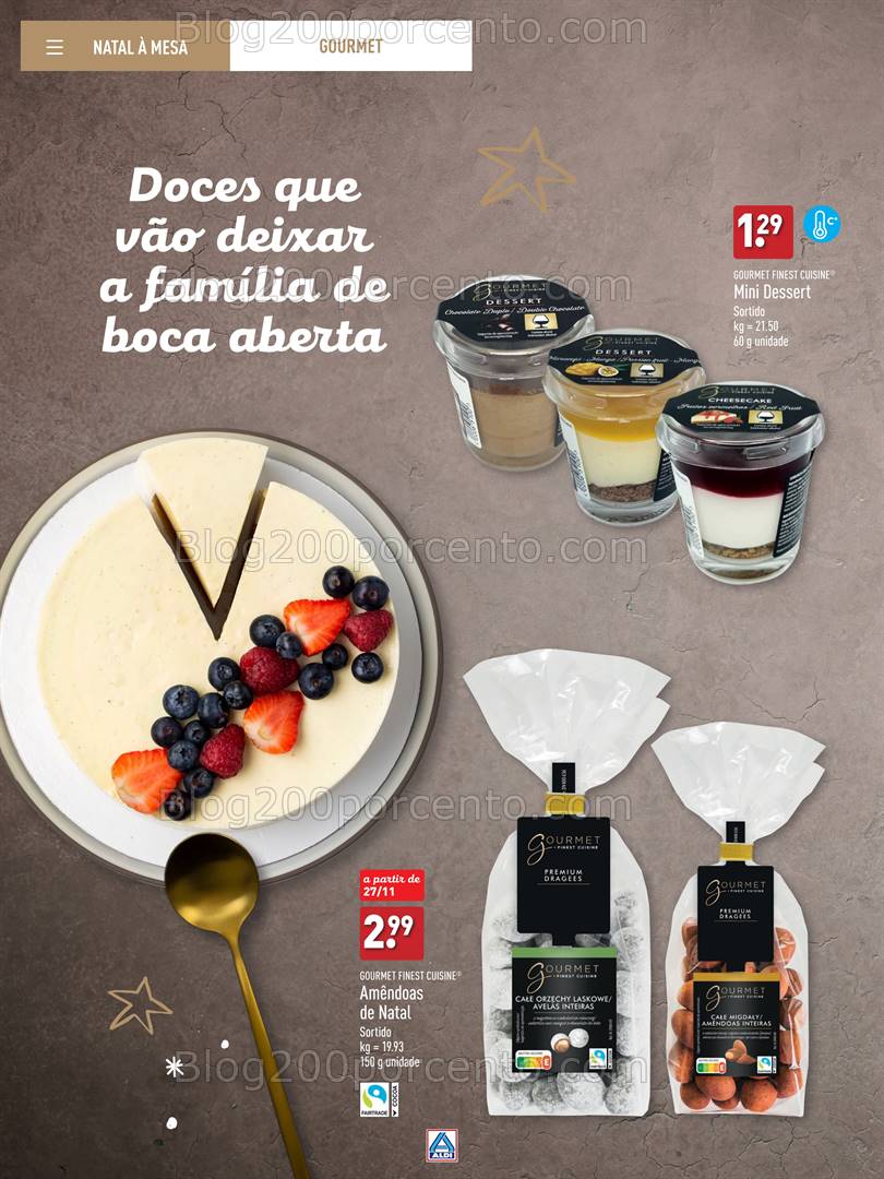 Antevisão Folheto ALDI Catálogo de Natal Promoções até 31 dezembro