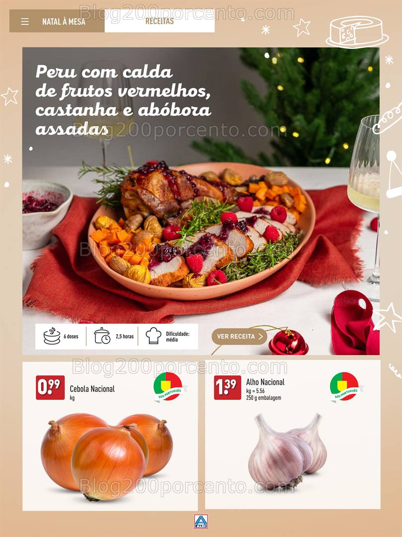 Antevisão Folheto ALDI Catálogo de Natal Promoções até 31 dezembro