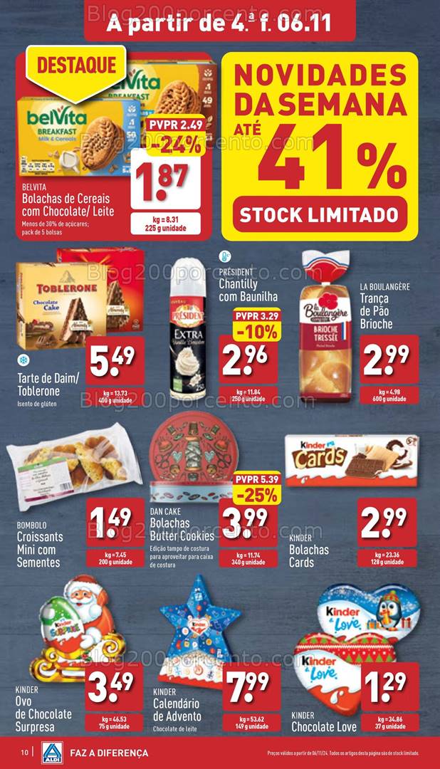 Antevisão Folheto ALDI Promoções de 6 a 11 novembro