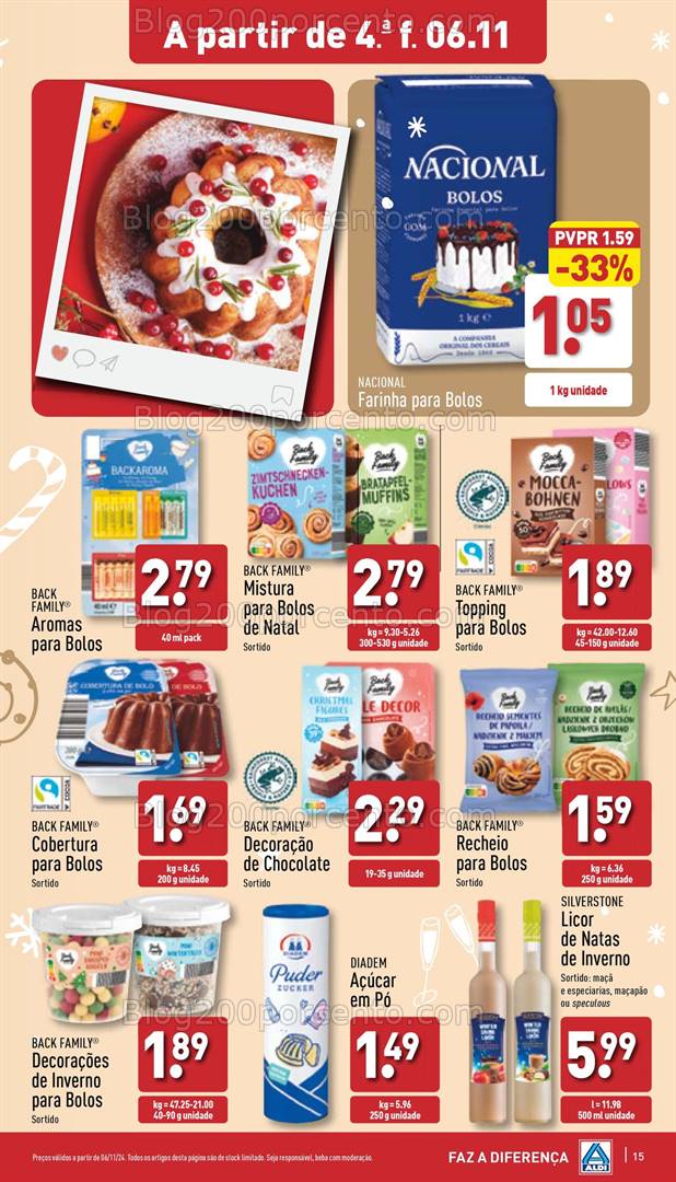 Antevisão Folheto ALDI Promoções de 6 a 11 novembro