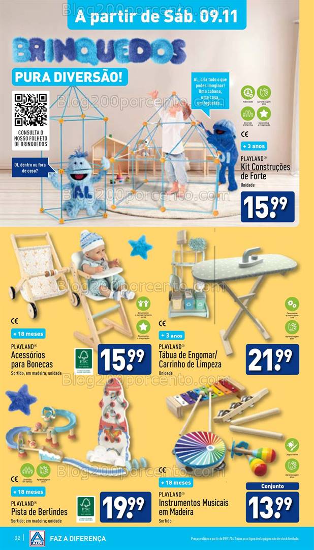 Antevisão Folheto ALDI Bazar Promoções a partir de 9 novembro