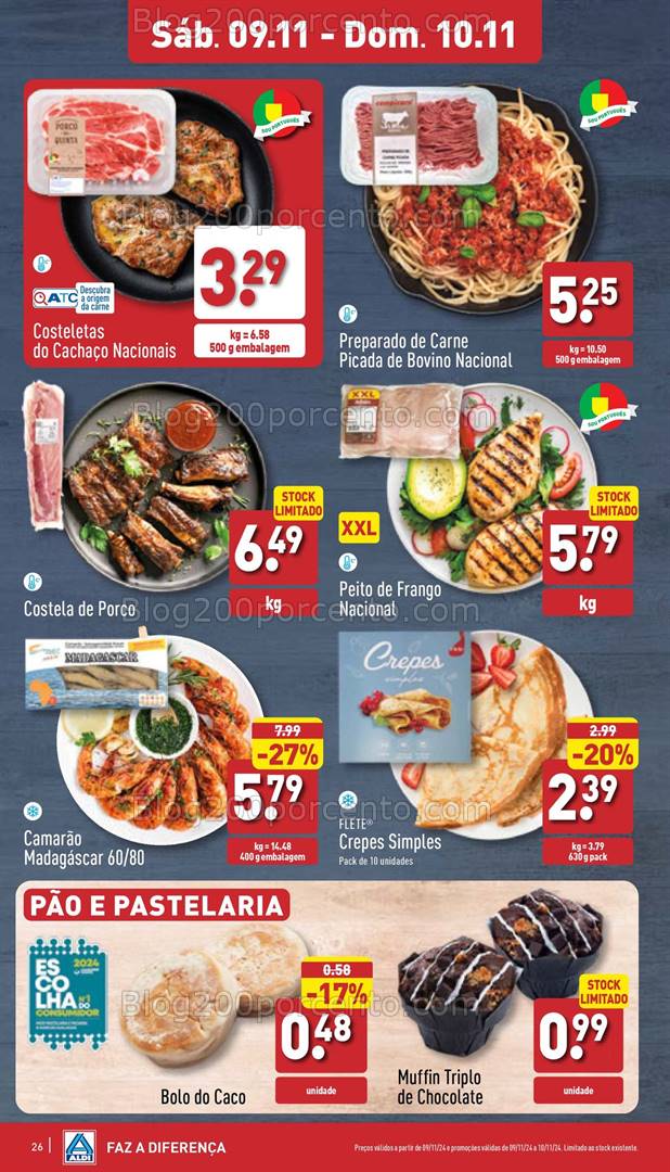 Antevisão Folheto ALDI Promoções de 6 a 11 novembro