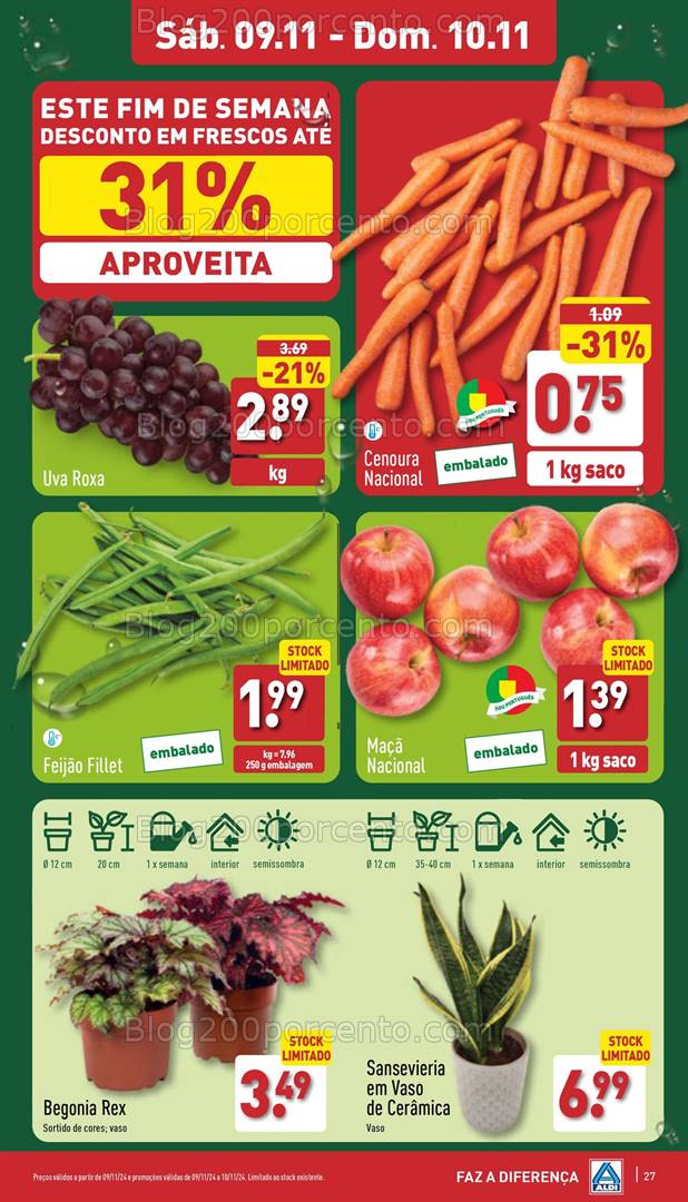 Antevisão Folheto ALDI Promoções de 6 a 11 novembro