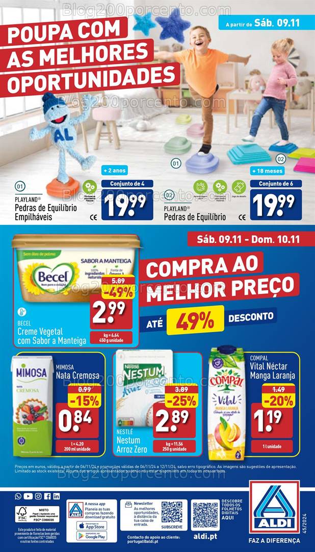 Antevisão Folheto ALDI Bazar Promoções a partir de 9 novembro