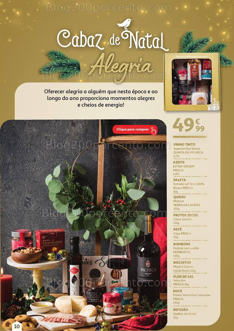 Antevisão Folheto AUCHAN Cabazes de Natal Promoções de 1 novembro a 31 dezembro