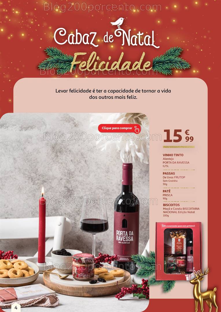 Antevisão Folheto AUCHAN Cabazes de Natal Promoções de 1 novembro a 31 dezembro