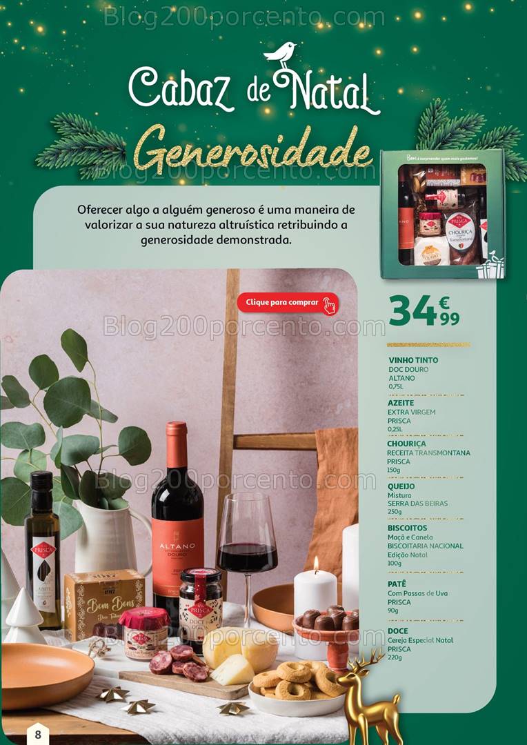 Antevisão Folheto AUCHAN Cabazes de Natal Promoções de 1 novembro a 31 dezembro