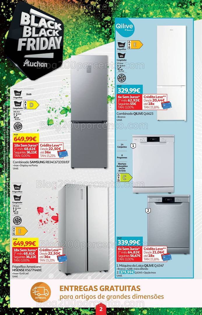 Antevisão Folheto AUCHAN Black Friday Promoções de 30 outubro a 11 novembro