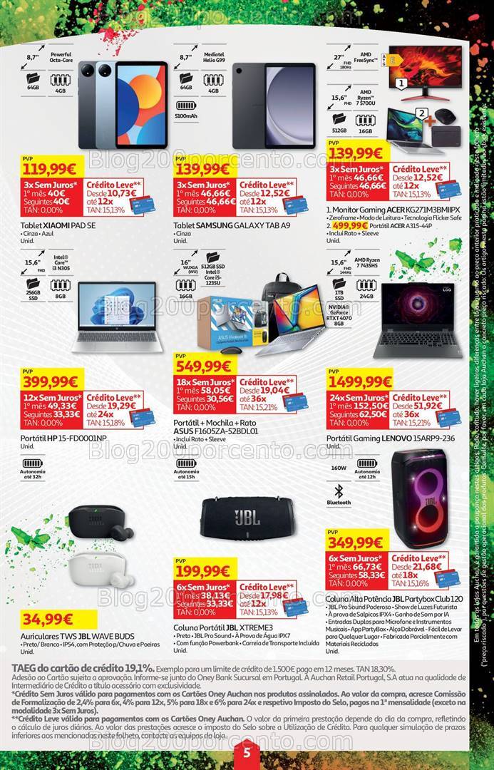 Antevisão Folheto AUCHAN Black Friday Promoções de 30 outubro a 11 novembro