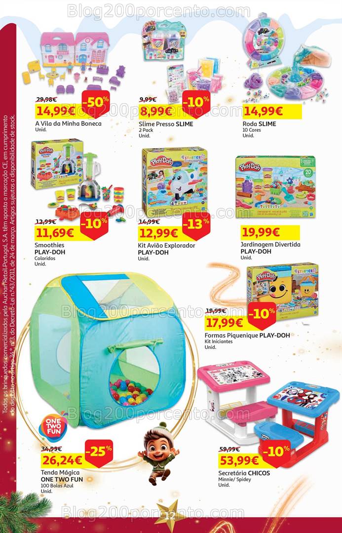 Antevisão Folheto AUCHAN Natal + Promoções de 1 a 18 novembro