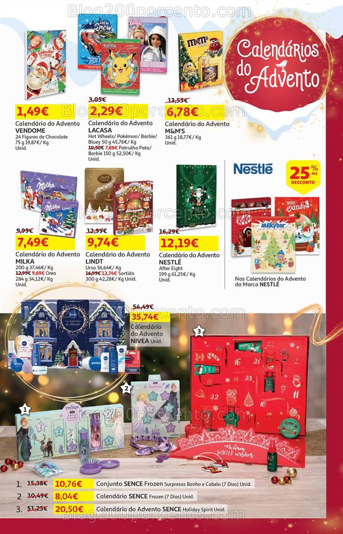 Antevisão Folheto AUCHAN Natal + Promoções de 1 a 18 novembro