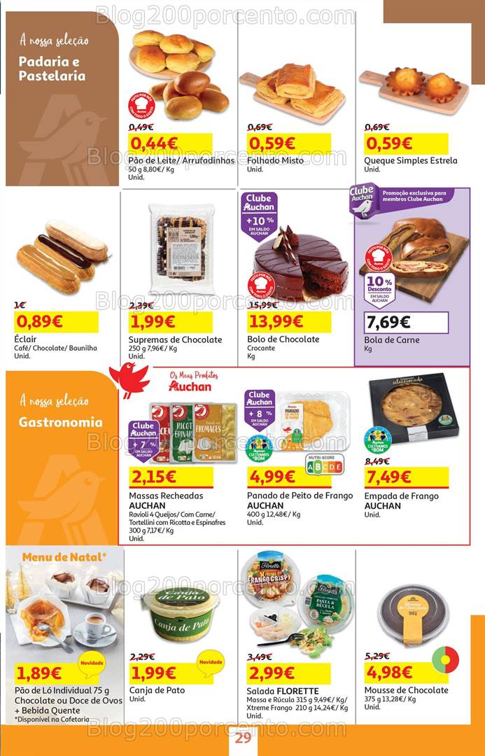 Antevisão Folheto AUCHAN Natal + Promoções de 1 a 18 novembro