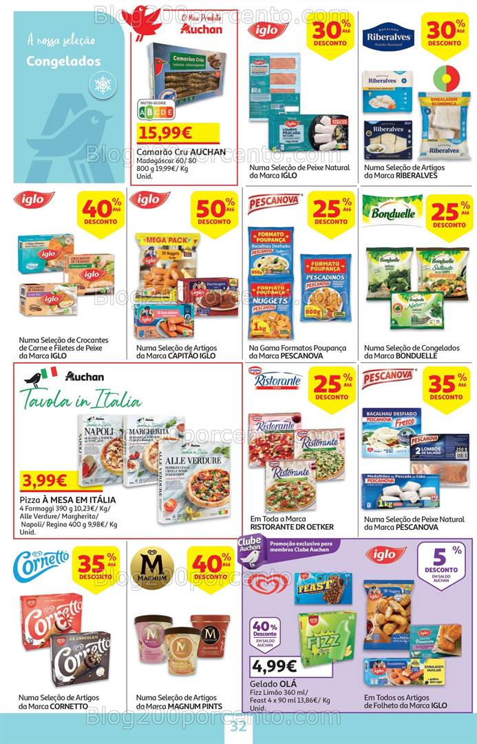 Antevisão Folheto AUCHAN Natal + Promoções de 1 a 18 novembro