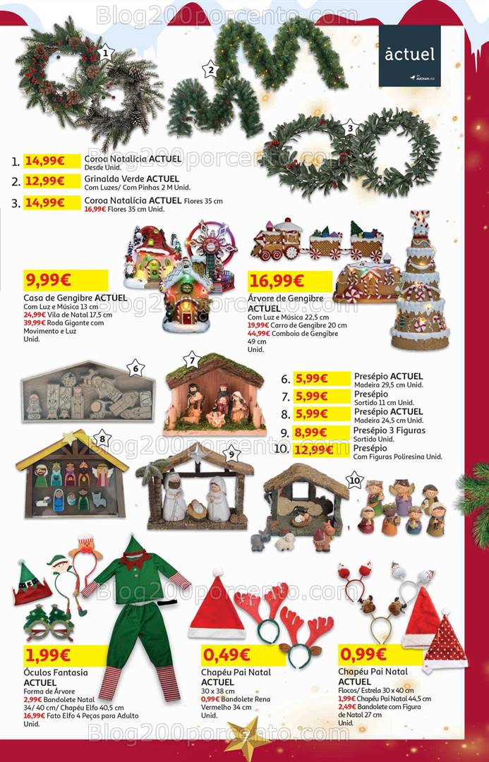 Antevisão Folheto AUCHAN Natal + Promoções de 1 a 18 novembro