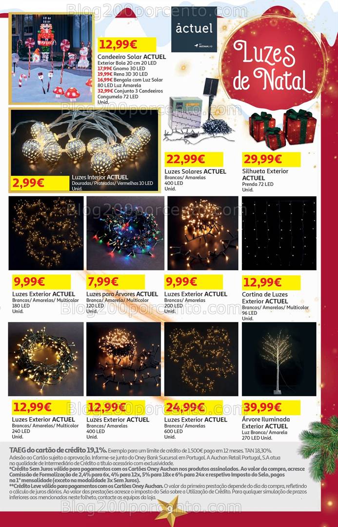 Antevisão Folheto AUCHAN Natal + Promoções de 1 a 18 novembro