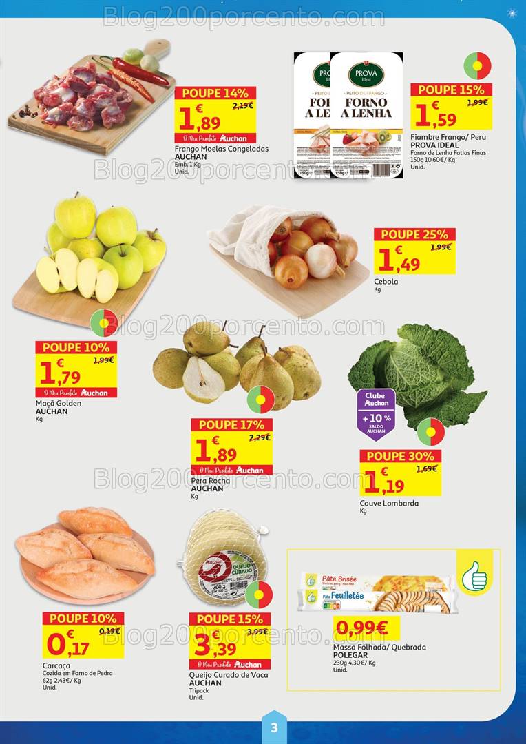 Antevisão Folheto AUCHAN Preços Congelados Promoções de 1 a 30 novembro