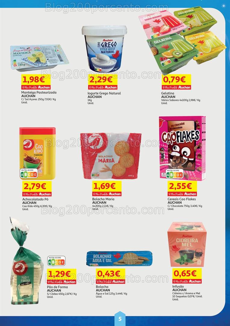 Antevisão Folheto AUCHAN Preços Congelados Promoções de 1 a 30 novembro