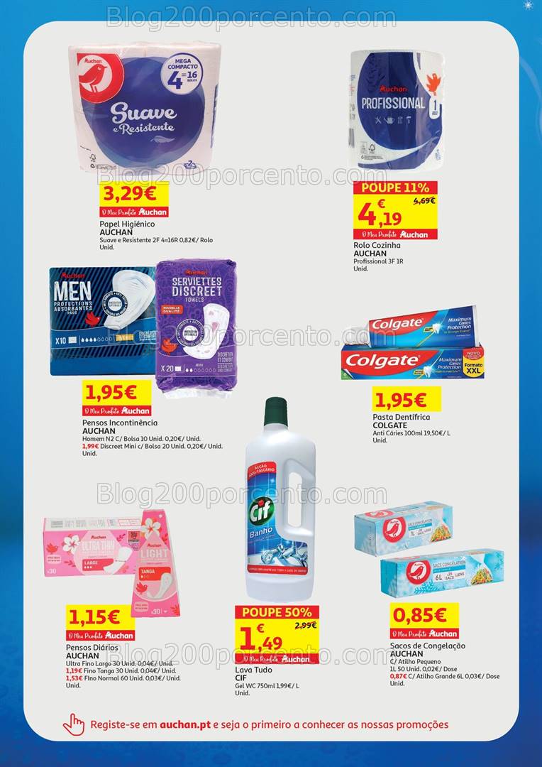 Antevisão Folheto AUCHAN Preços Congelados Promoções de 1 a 30 novembro