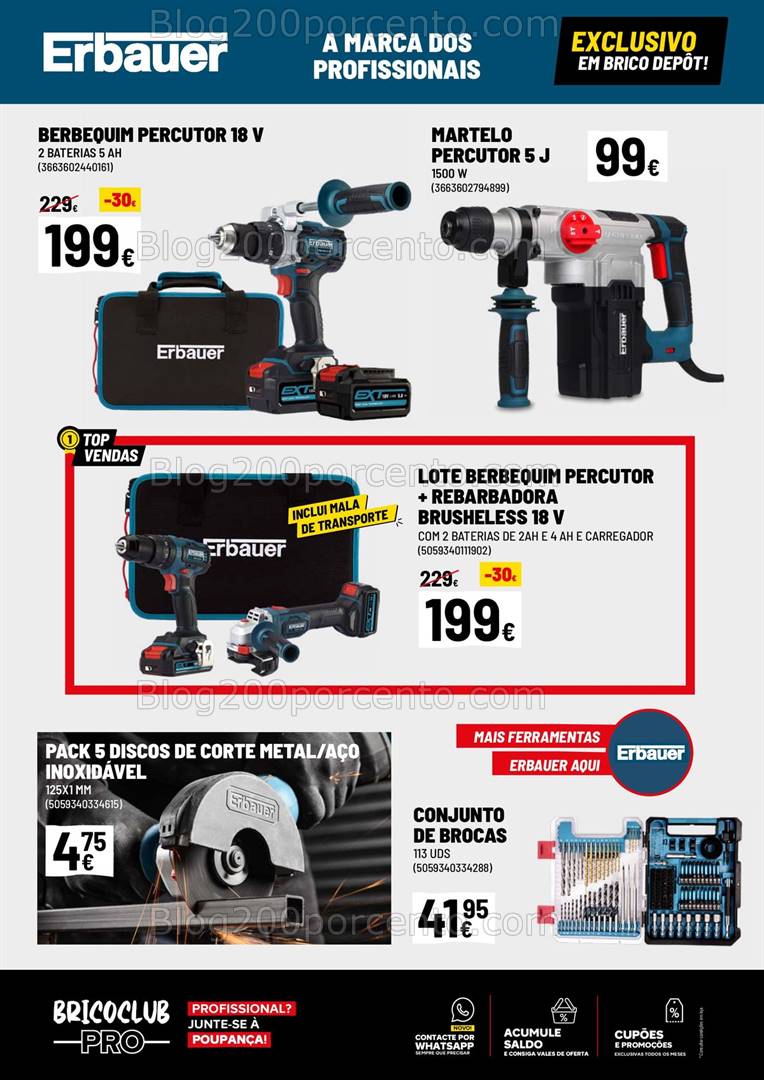 Antevisão Folheto BRICO DEPÔT Black Friday Promoções de 1 novembro a 4 dezembro