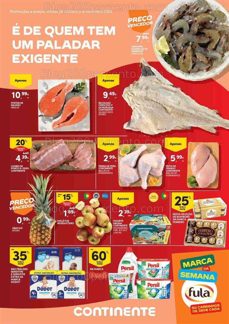 Antevisão Folheto CONTINENTE Promoções de 29 outubro a 4 novembro