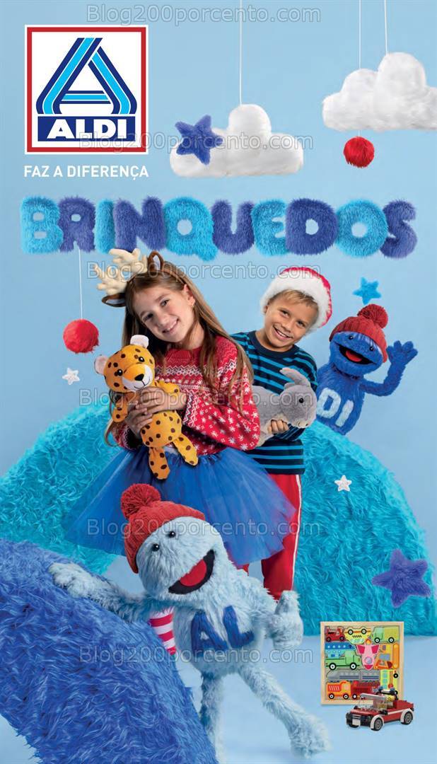 Antevisão Folheto ALDI Brinquedos Natal Promoções de 26 outubro a 17 dezembro