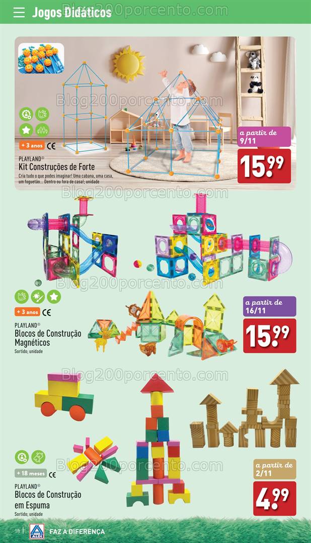 Antevisão Folheto ALDI Brinquedos Natal Promoções de 26 outubro a 17 dezembro