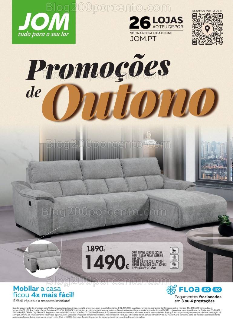 Antevisão Folheto JOM  Outono Promoções até 26 novembro