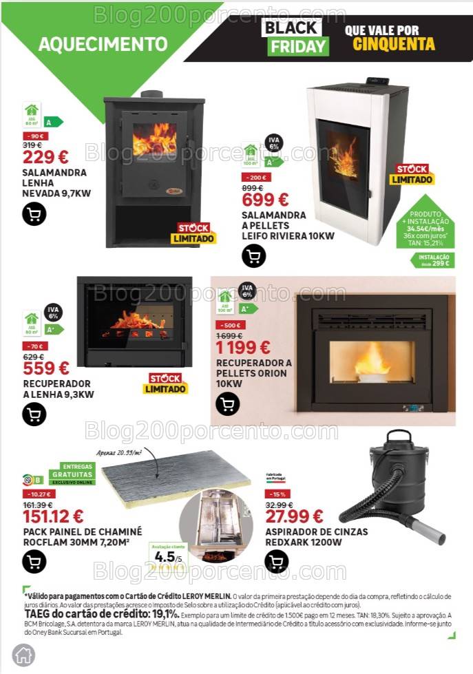 Antevisão Folheto LEROY MERLIN Black Friday Promoções de 31 outubro a 10 dezembro