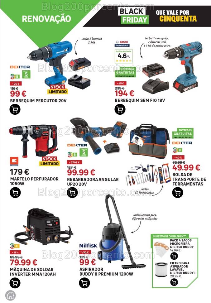 Antevisão Folheto LEROY MERLIN Black Friday Promoções de 31 outubro a 10 dezembro