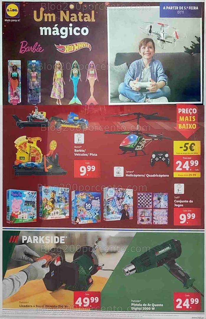 Antevisão Folheto LIDL Bazar Promoções a partir de 7 novembro