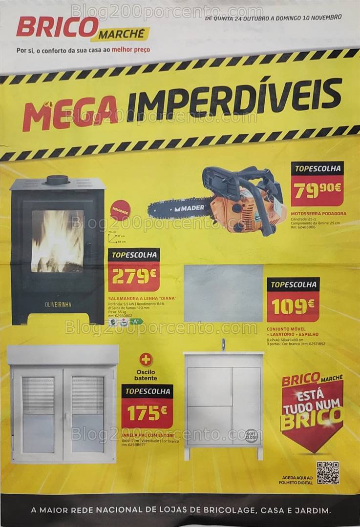 Antevisão Folheto BRICOMARCHÉ Mega Promoções de 24 outubro a 10 novembro