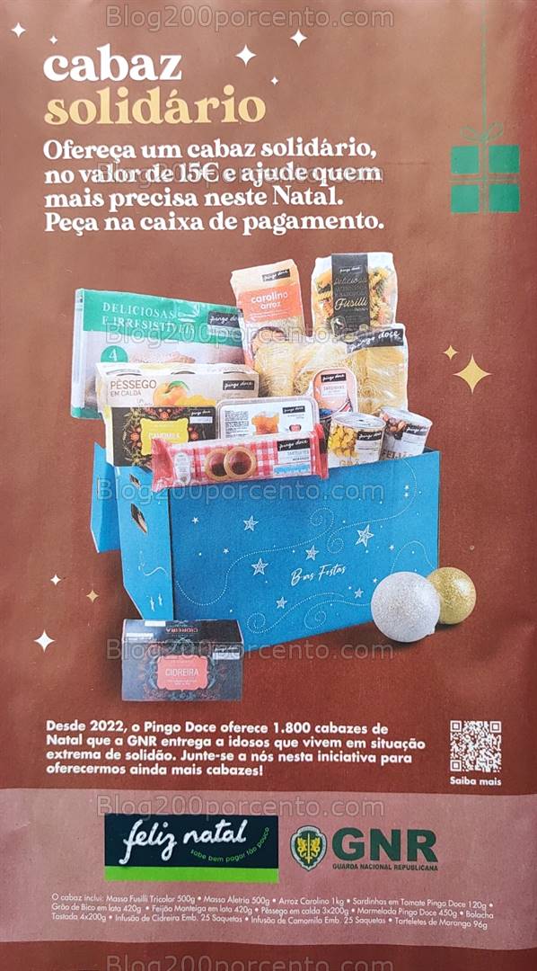 Antevisão Folheto PINGO DOCE Cabazes de Natal Promoções até 30 dezembro