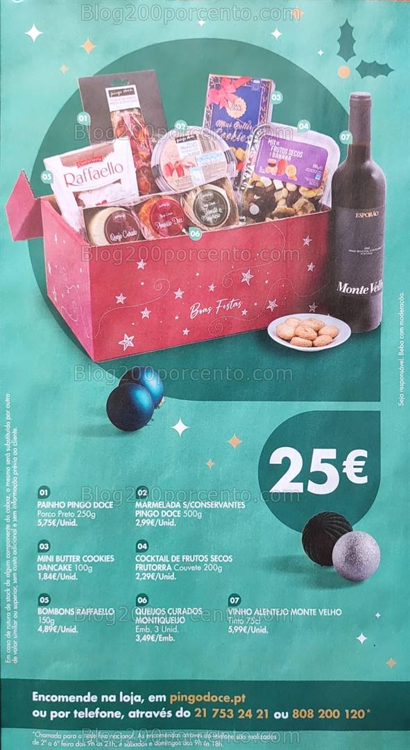 Antevisão Folheto PINGO DOCE Cabazes de Natal Promoções até 30 dezembro