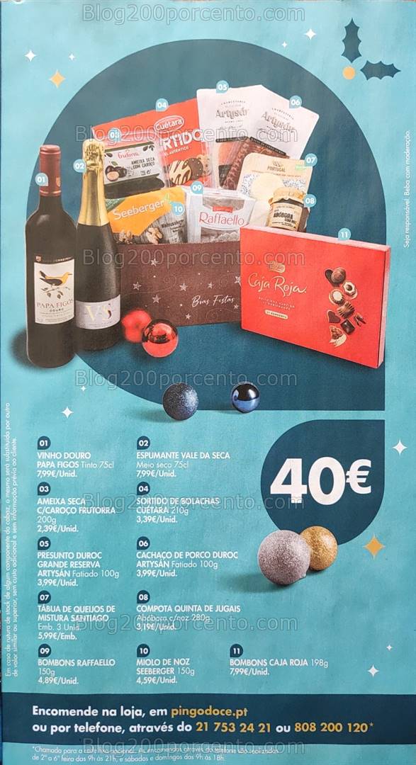 Antevisão Folheto PINGO DOCE Cabazes de Natal Promoções até 30 dezembro