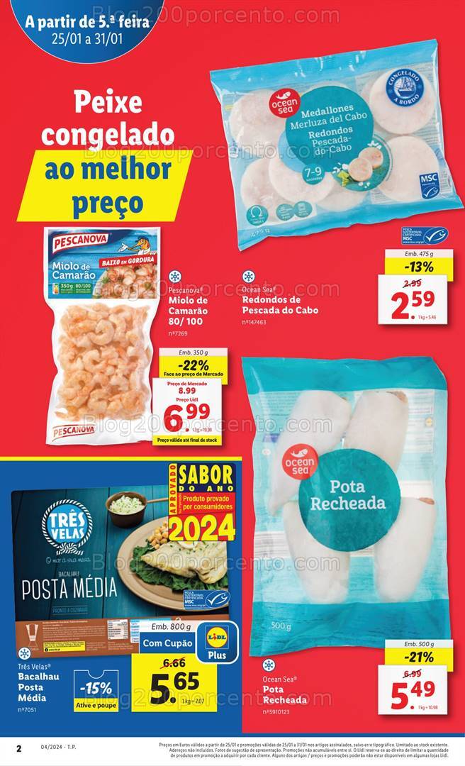 Antevisão Folheto LIDL Promoções de 25 a 31 janeiro