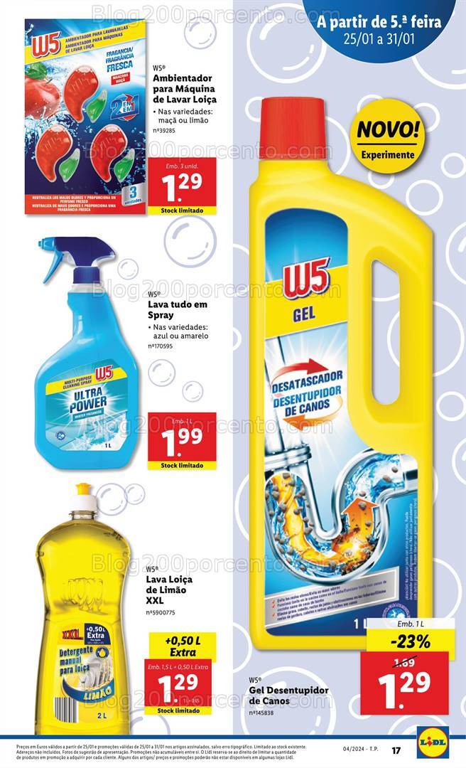 Antevisão Folheto LIDL Promoções de 25 a 31 janeiro