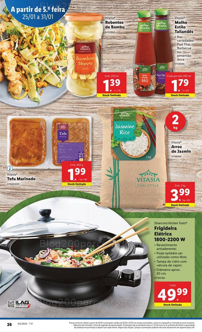 Antevisão Folheto LIDL Promoções de 25 a 31 janeiro