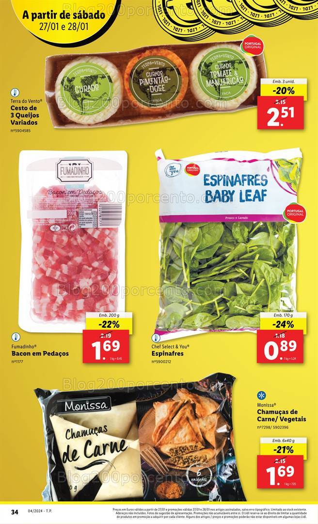 Antevisão Folheto LIDL Promoções de 25 a 31 janeiro