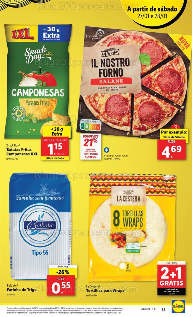 Antevisão Folheto LIDL Promoções de 25 a 31 janeiro