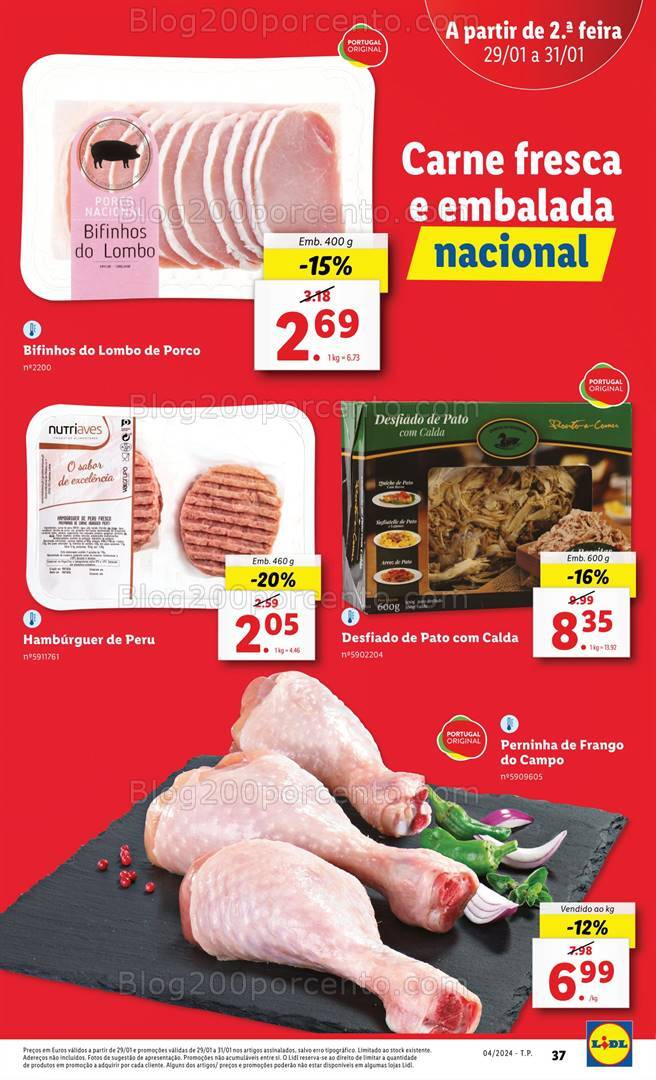 Antevisão Folheto LIDL Promoções de 25 a 31 janeiro